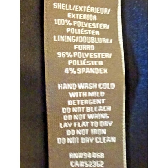 $368 Vera Wang Drapey Metallic Gown 10 Medium Black Silver Evening Dress Formal - Picture 11 of 11